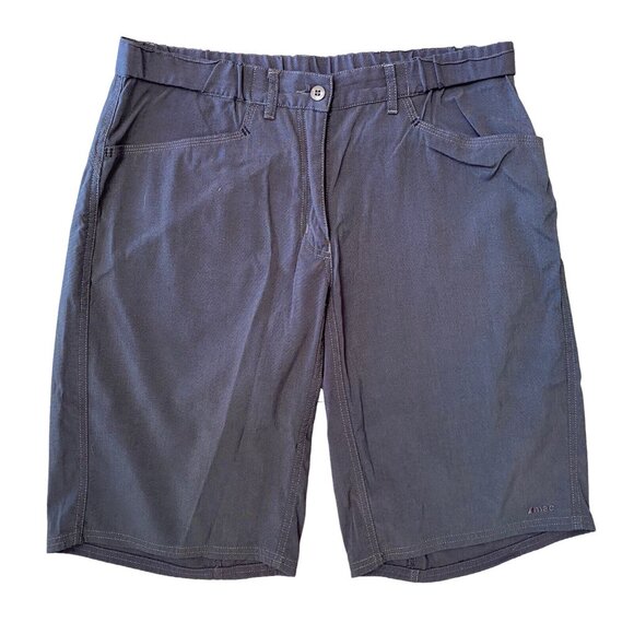 Mountain Equipment Coop Long Shorts Womens 14 Nylon Outdoor  MEC Gray - Picture 1 of 5